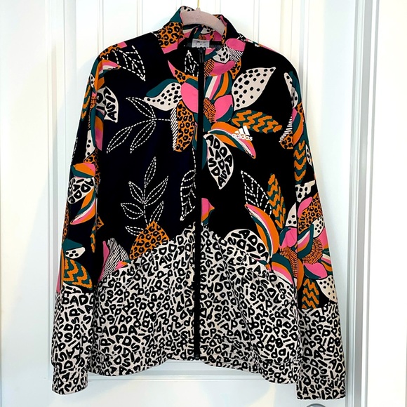 Adidas × farm Rio full zipwindbraker sports jacket - Picture 1 of 6